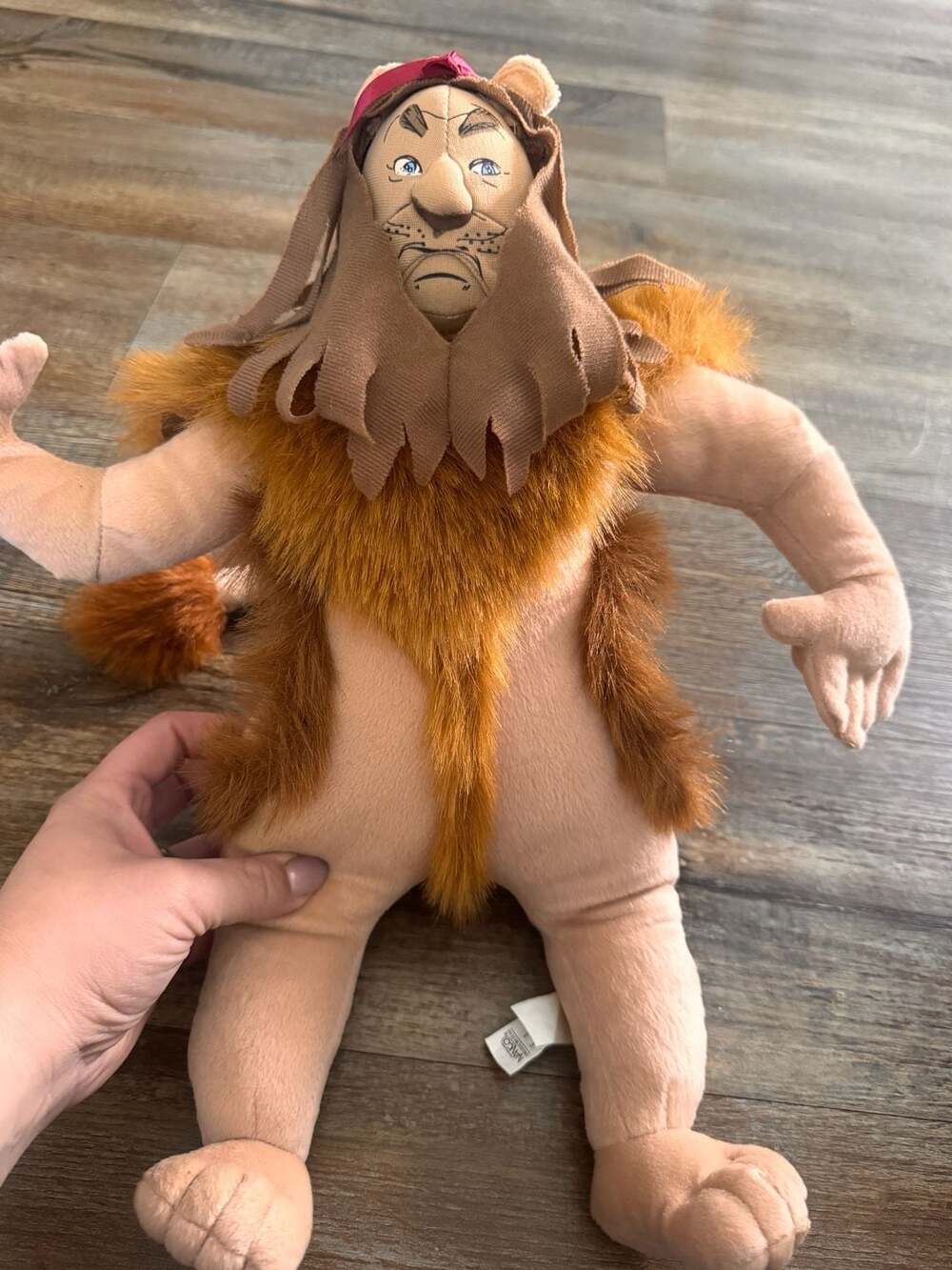 2005 Nanco Wizard Of Oz Cowardly Lion Plush Toy
